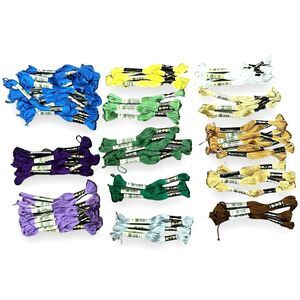 Lot 85 Skeins DMC Embroidery Floss Mixed Colors Mouline Special 25 Cotton France